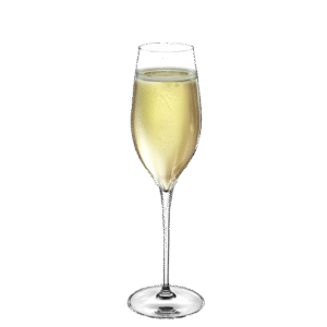 Bicchiere di Lugana o Prosecco