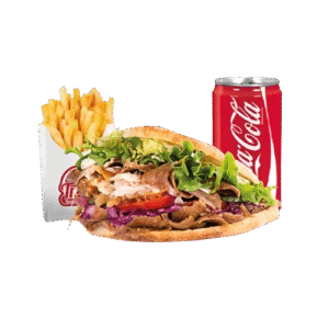 Panino kebab Menù