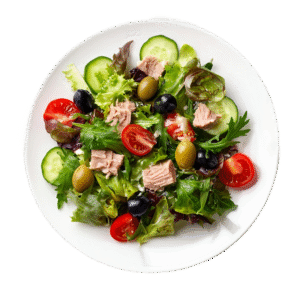 Insalata con tonno e olive