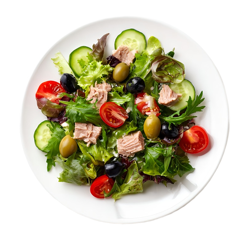 Insalata con tonno e olive