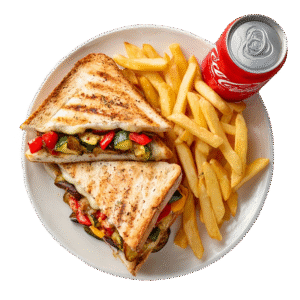 Toast Vegetariano Menù