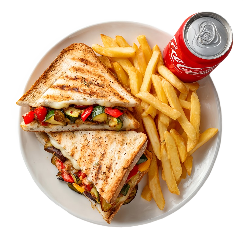 Toast Vegetariano Menù